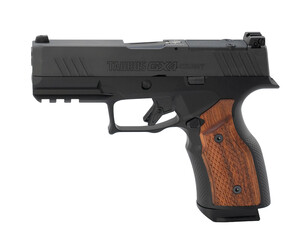 Sharps Bros Aluminum Grip Module - Taurus GX4 Carry (Black Anodized with Cherry Wood Grips) Sharps Bros Aluminum Grip Module - Taurus GX4 Carry (Black Anodized with Cherry Wood Grips)
